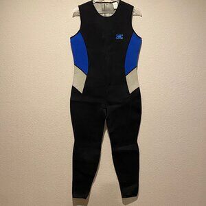 Deep Blue Sleeveless Wetsuit Snorkel Scuba‎ Dive Suit – Size Large